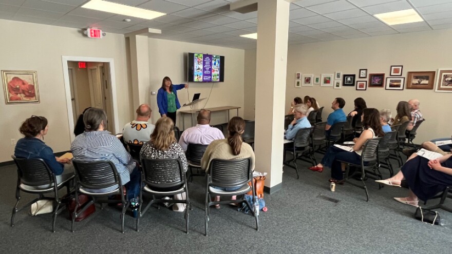 Representatives from six community service providers met in Wyoming (Kent County) to discuss potential cuts to emergency food services in the proposed federal budget.