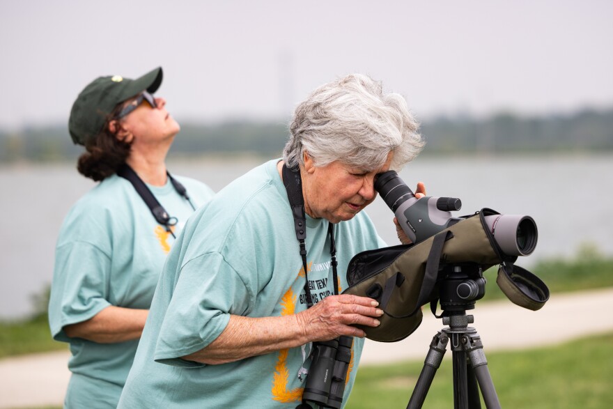 Jennifer said birding is a "silent" economic engine for Texas, generating over a billion dollars annually for the state's economy. "Think about it," Jennifer said. "They're buying the camera, they're buying the binoculars. They're doing what we're doing."