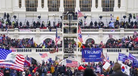 FILE - Insurrectionists loyal to President Donald Trump breach the Capitol in Washington, Jan. 6, 2021.