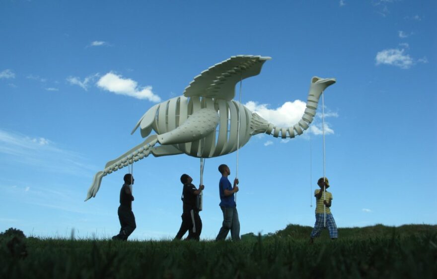 A menagerie of life-sized animal puppets are about to parade through downtown Cleveland [Roger Titley]