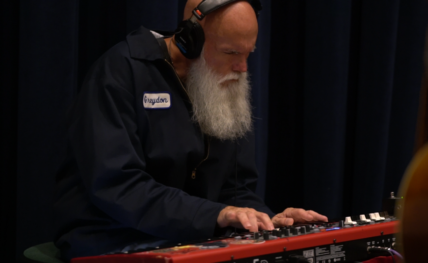 Miles Nielsen & The Rusted Hearts performing live in WNIJ's Studio A