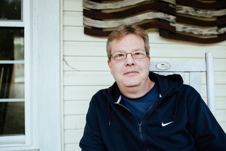 Steve Pollard, at his home in Jackson Springs, N.C.