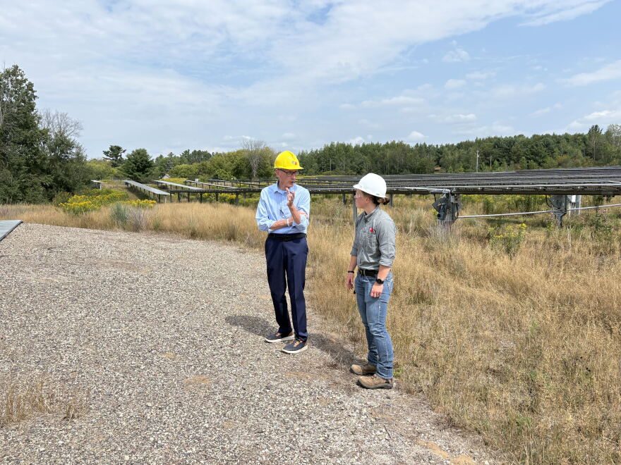 Governor Evers was given a tour of the facility and learned how local efforts are impacting his goal of creating a clean energy economy for Wisconsin.