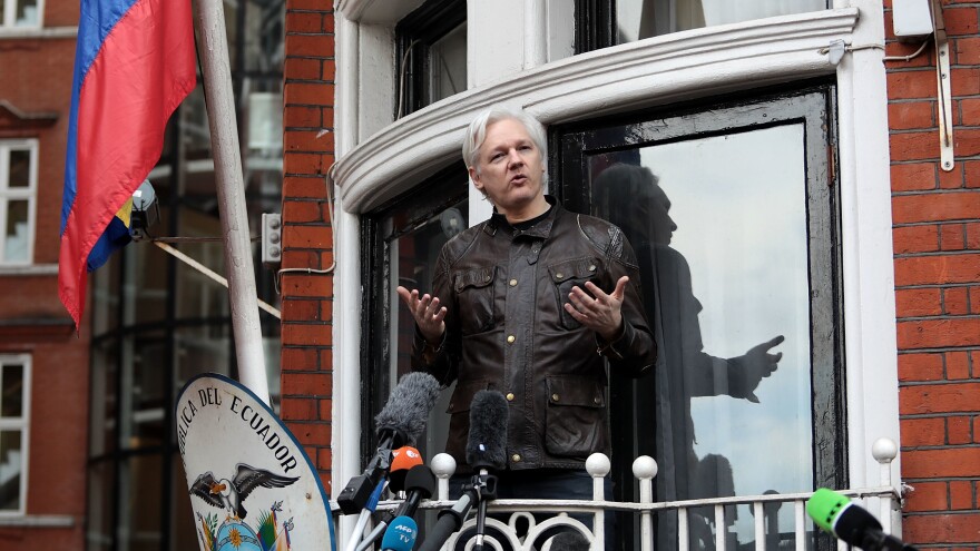 Julian Assange has denied sexual assault allegations and that the material WikiLeaks released in 2016 came from Russia.