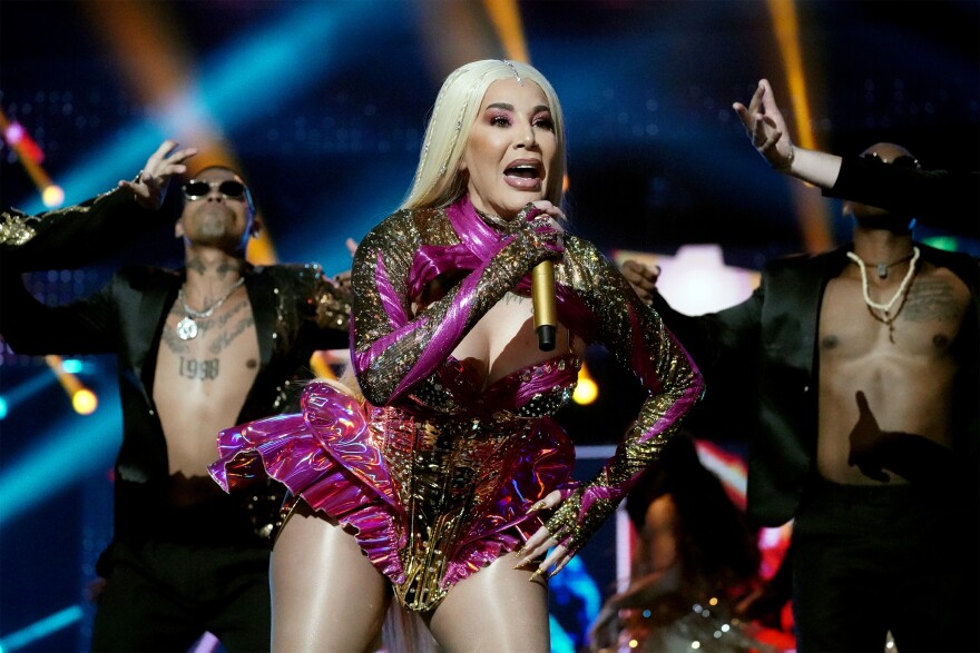 Ivy Queen performs onstage during the 2024 Premios Juventud Awards at Coliseo Jose Miguel Agrelot on July 25, 2024 in San Juan, Puerto Rico.