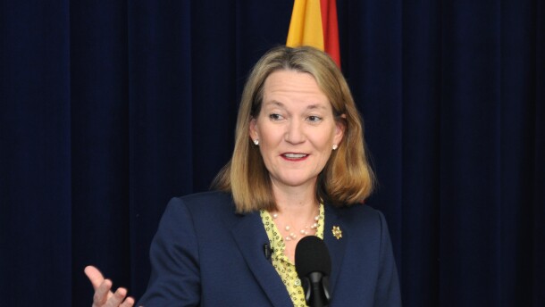 Arizona Attorney General Kris Mayes details Tuesday Jan. 21, 2025 why she believes Trump exceeded his legal authority in declaring that not everyone born in the United States is automatically entitled to citizenship.