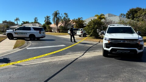 Crime scene at a residence in the Amberlea neighborhood near Proctor and McIntosh Roads in Sarasota County.