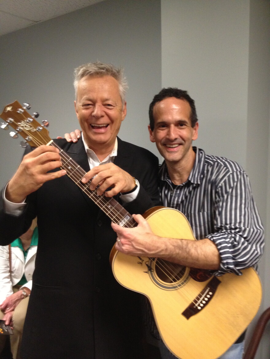 Barfield is pictured with his "favorite guitarist ever," Tommy Emmanuel.