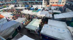 The Deir Al Balah shelter. (Courtesy of Philippe Lazzarini)