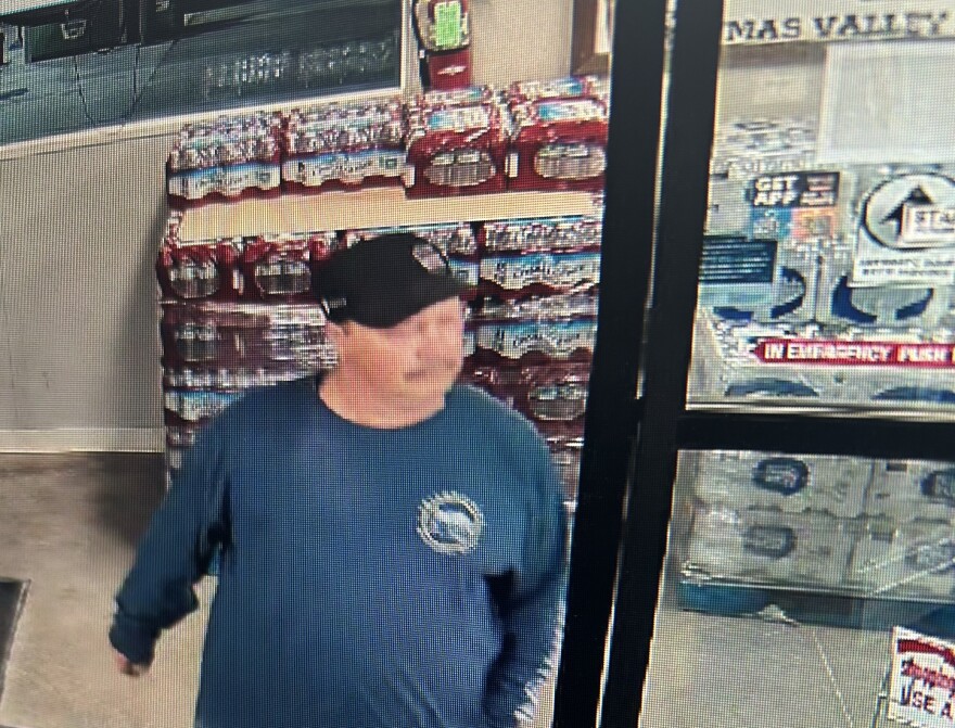 Cotter on Surveillance Footage in Christmas Valley gas station on Nov. 2, 2025