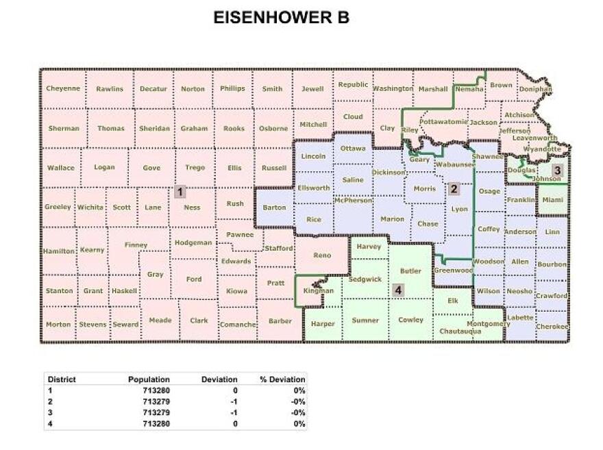 The map approved by the House committee.