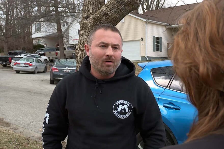 Co-founder of Malibu House, Max Meckes, stand outside a house he runs. It is one of the properties owned by Pendragon that the city is revoking an occupancy permit for in June.