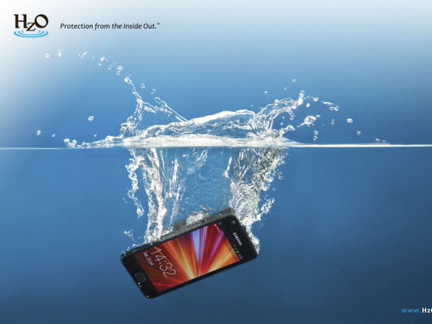 HzO has figured out a way to waterproof gadgets. The company was a media sensation at this year's CES.