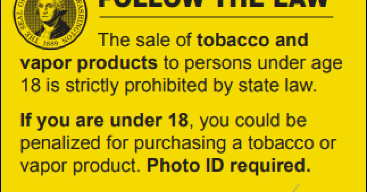 is it legal to smoke cigarettes at 18 Washington Senate Committee Considers Raising Legal Smoking Age to 21