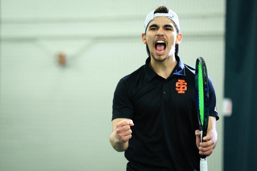Match Recap: Men's Tennis | 3/17/2023 12:13:00 PM | Ryan Cheney, ISU Sports Information
