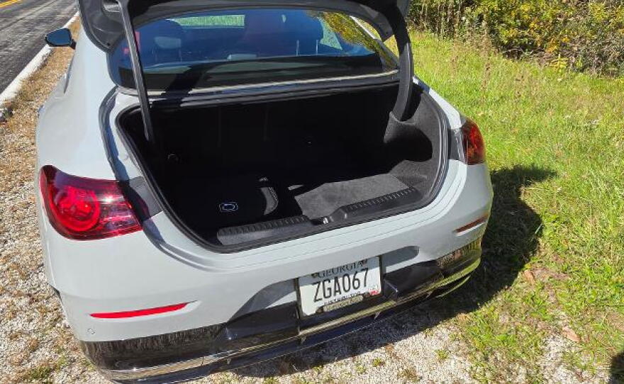 2027 Mercedes-Benz CLA 250+ trunk