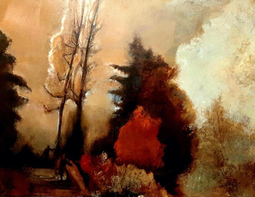 Painting of a tree.