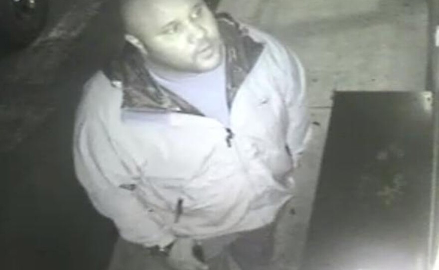 This photo, released by the Irvine, Calif., Police Department shows suspect Christopher Dorner on surveillance video at an Orange County, Calif., hotel on Feb. 8.