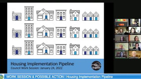 The Eugene City Council approved the Housing Implementation Pipeline at their Work Session Monday, Jan. 24, 2022.
