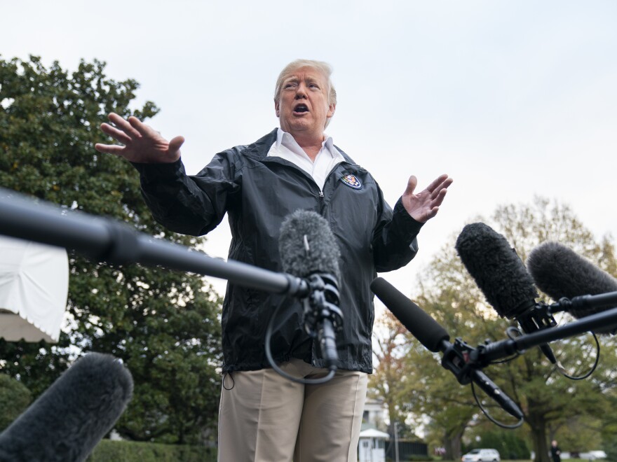 During an interview that aired Sunday, President Trump did not back down on his claim that the news coverage of him is "largely phony."