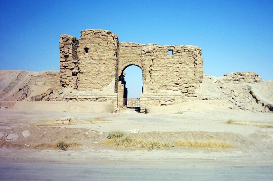 Dura Europos, a Roman walled city in eastern Syria, dates back to 330 B.C. The main gate is shown here in a photo from 2010. It's one of the many important archaeological sites militants of the self-styled Islamic State have ransacked and damaged.