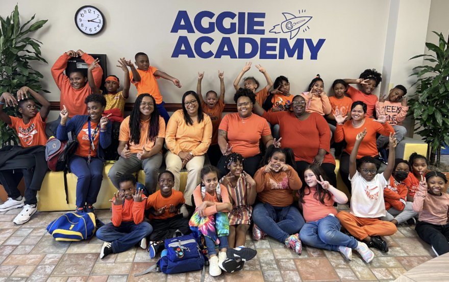 Aggie Academy in Greensboro gives NC A&T students who are studying education a chance to work with students in grades 3-5.