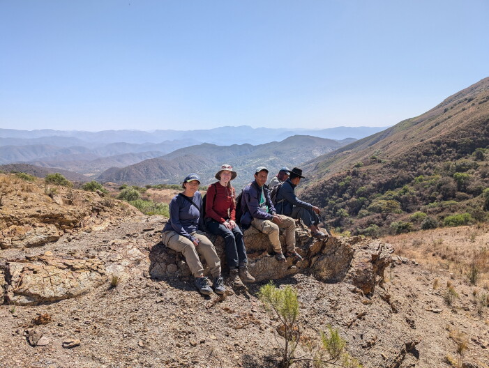 Getting to mountain springs required a lot of hiking in the rugged landscape.