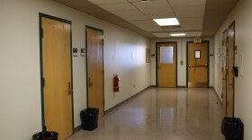 Room 331 in Texas Tech University's Science building. The room is believed to be the site of the murder.