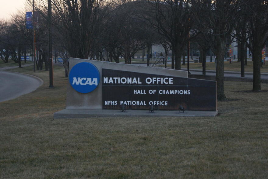 NCAA headquarters in downtown Indianapolis.