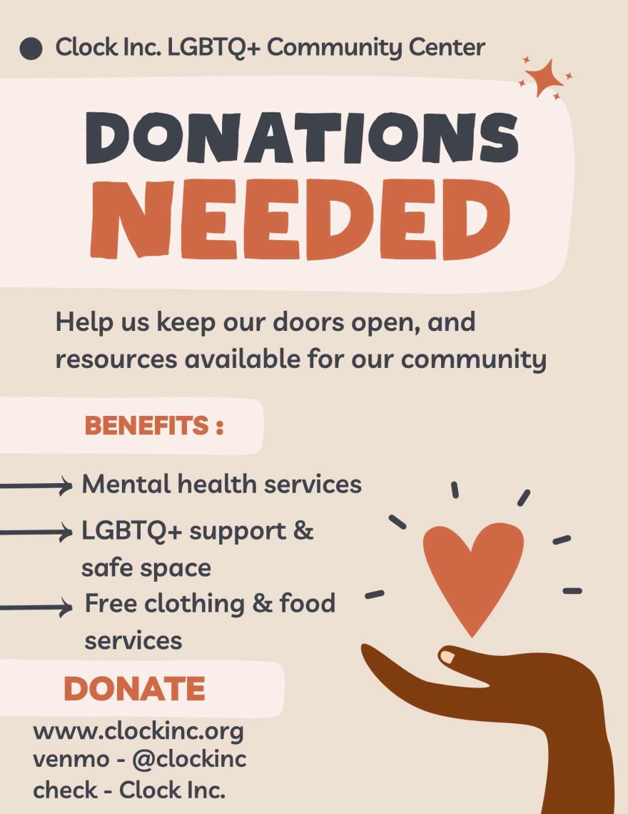 Clock Inc., at 4102 46th Ave., Rock Island, is dedicated to creating a safe and supportive community center, offering vital resources, mental health programs, empowerment, and advocacy for the LGBTQ+ community to thrive without fear of discrimination.