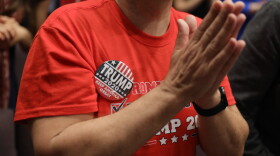 A man prays during the 'Evangelicals for Trump' campaign event on Jan. 3, 2020 in Miami. (Joe Raedle/Getty Images)