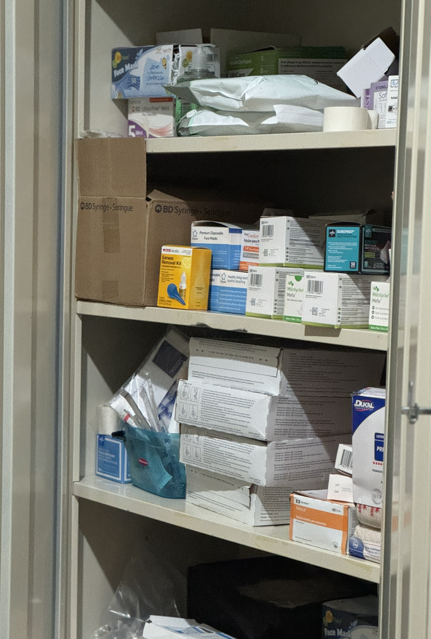 Donated medical supplies get used up fast at the Cleveland Ibn Sina Clinic as need grows for charity care in Parma and nearby communities.