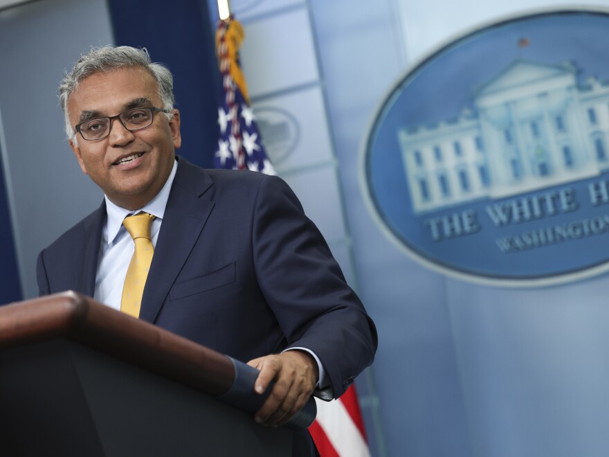 The White House's COVID-19 response coordinator, Dr. Ashish Jha, speaks on June 2 about COVID-19 vaccinations for children and highlighted Pfizer's recent request for the Food and Drug Administration to authorize its vaccine for use in children age 5 and under.