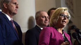 Newly elected House GOP Conference Chairwoman Liz Cheney, R-Wyo., has been a vocal critic of Rep. Steve King, R-Iowa.