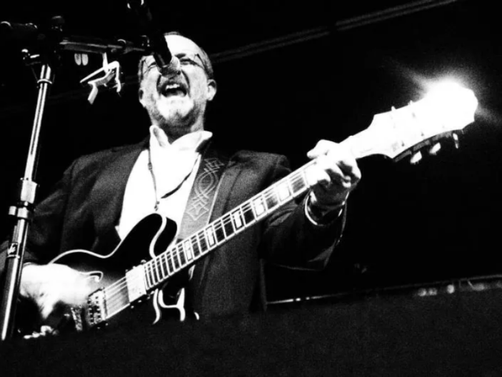 A band member of Uncle Lightnin’