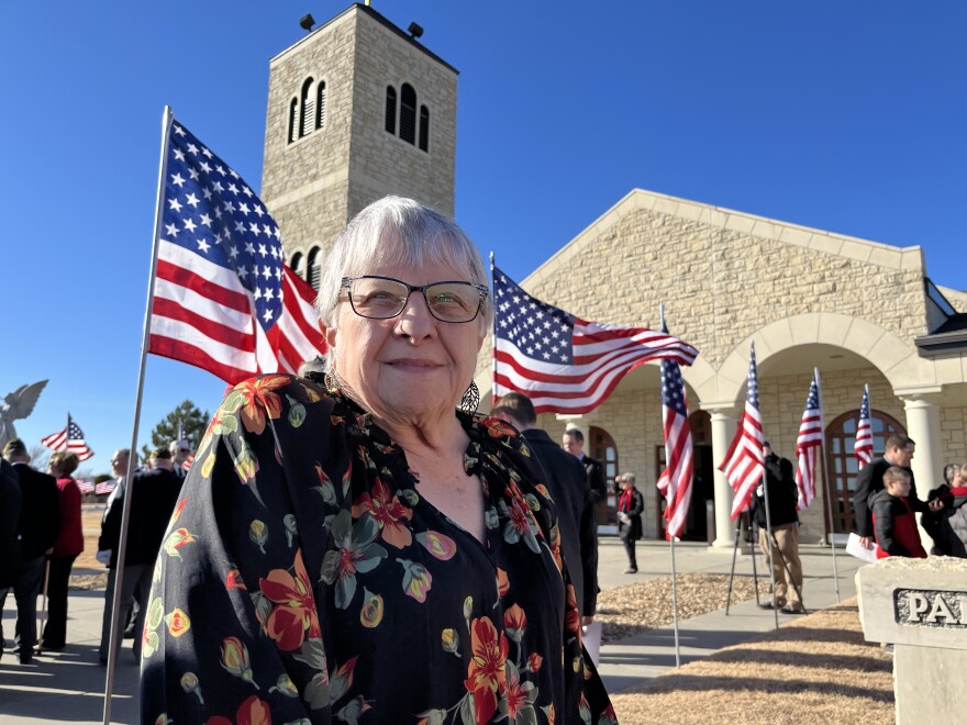 Janet Funk's family has been friends with the Dole family all her life, ever since her dad and Dole met at Russell High School.