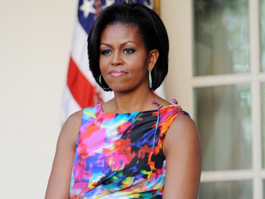 Kate Betts' new book about Michelle Obama's style explores how the first lady projects both power and a keen sense of fashion.