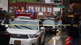 crime scene tape across a street