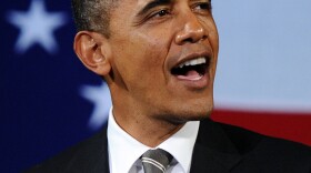President Obama at the Apollo Theatre in Harlem on Thursday (Jan. 19, 2012).