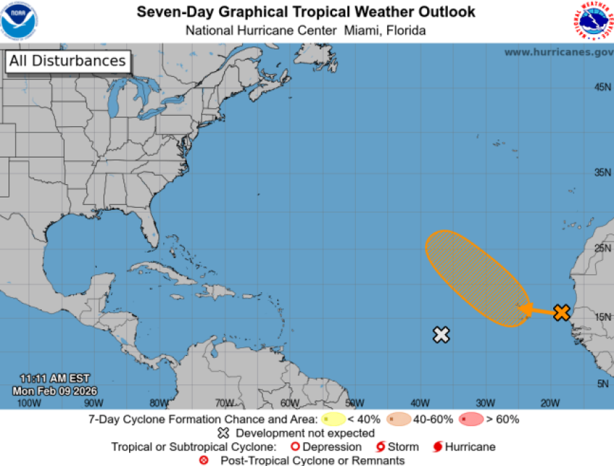 Example 7-day graphical outlook.