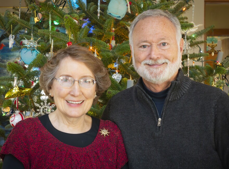 John and Janet Dobson say one of the best ingredients of their 50-year-union is humor. "We laugh a lot at many of the same things," says Janet. "That's how I know we're a good match." John agrees, "We are very, very lucky."