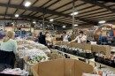 AmeriCorps members working at Grassroots Aid Partnership after Hurricane Helene.