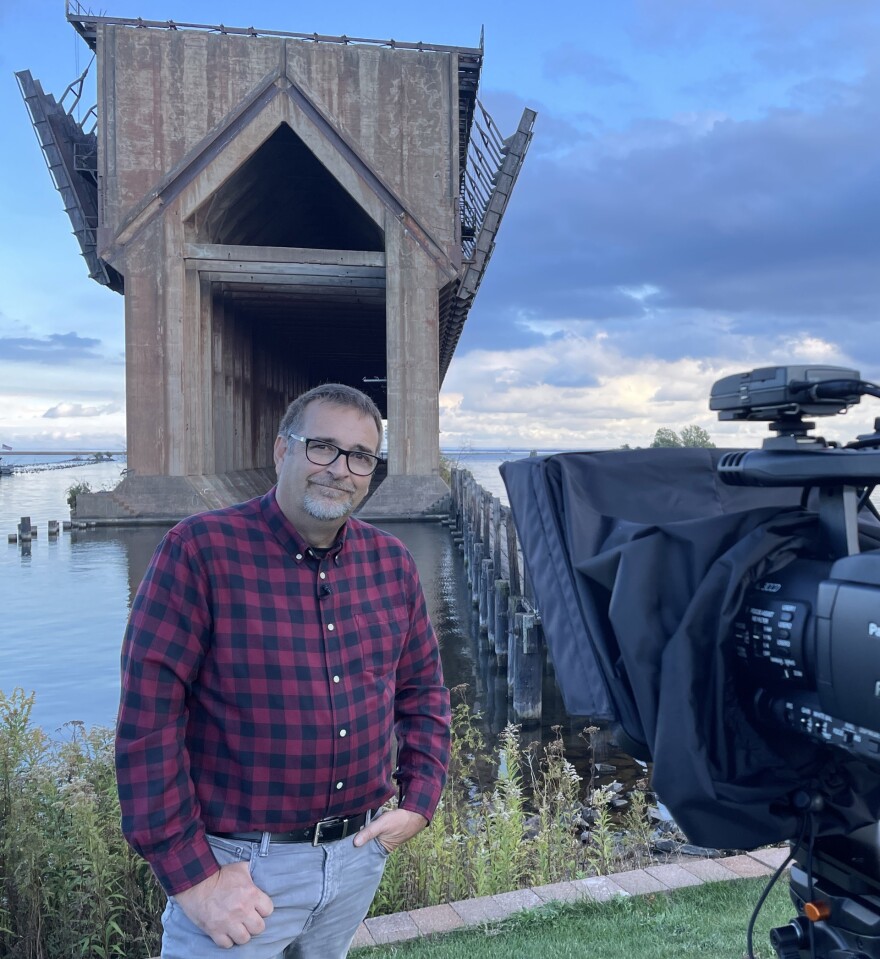 In Marquette at the old ore docks