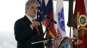 Austin Mayor Steve Adler, shown here at an event in 2018, says he "set a bad example" by traveling to Cabo San Lucas last month.