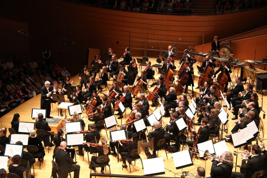 91.9 Classical KC will feature performances by the Kansas City Symphony, shown here in Helzberg Hall at Kauffman Center for the Performing Arts, on Thursday nights at 8.