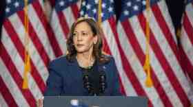 Vice President Kamala Harris campaigns for President as the presumptive Democratic candidate during an event at West Allis Central High School, Tuesday, July 23, 2024, in West Allis, Wis.