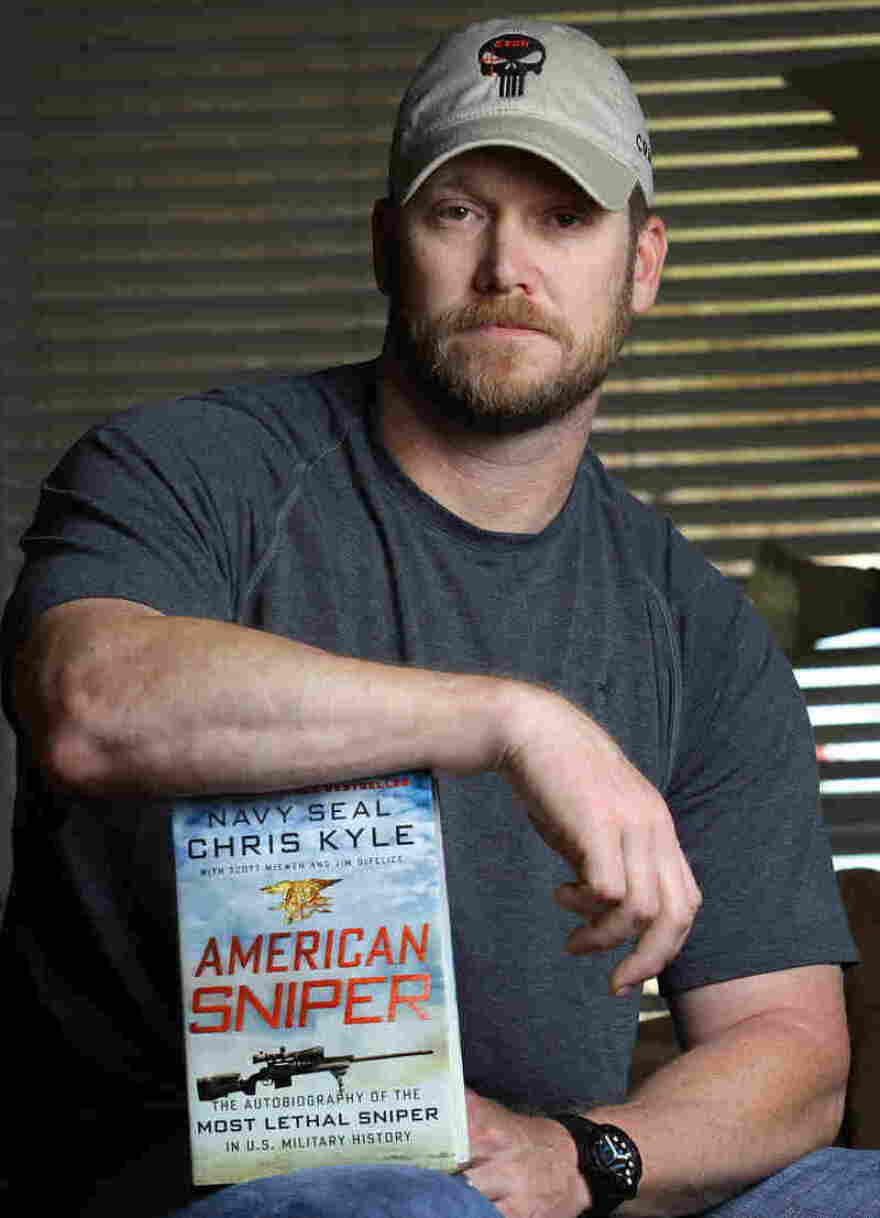 Chris Kyle's widow Taya Kyle received the Texas Legislative Medal of Honor that Gov. Greg Abbott awarded to her late husband today.