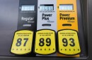 Fuel prices are shown on a gas pump at a filling station in Richardson, Texas, Friday, March 6, 2026.