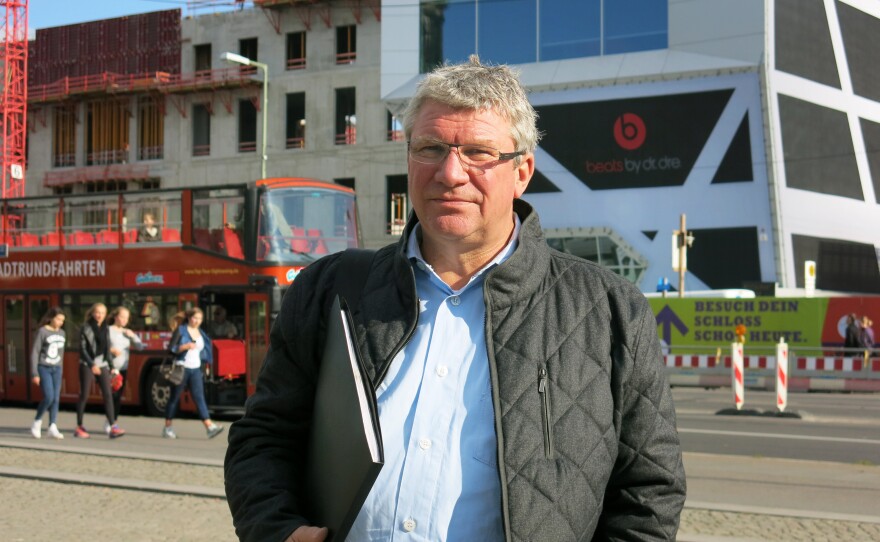 Thomas Krueger, a West German transplant, runs a company that offers architectural tours of Berlin.