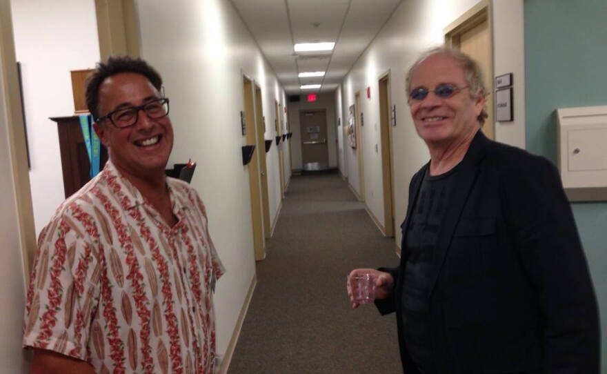 Sound Waves host Todd Kennedy and Dr. D, Joe Panarello of Do Wop, Soul, R & R